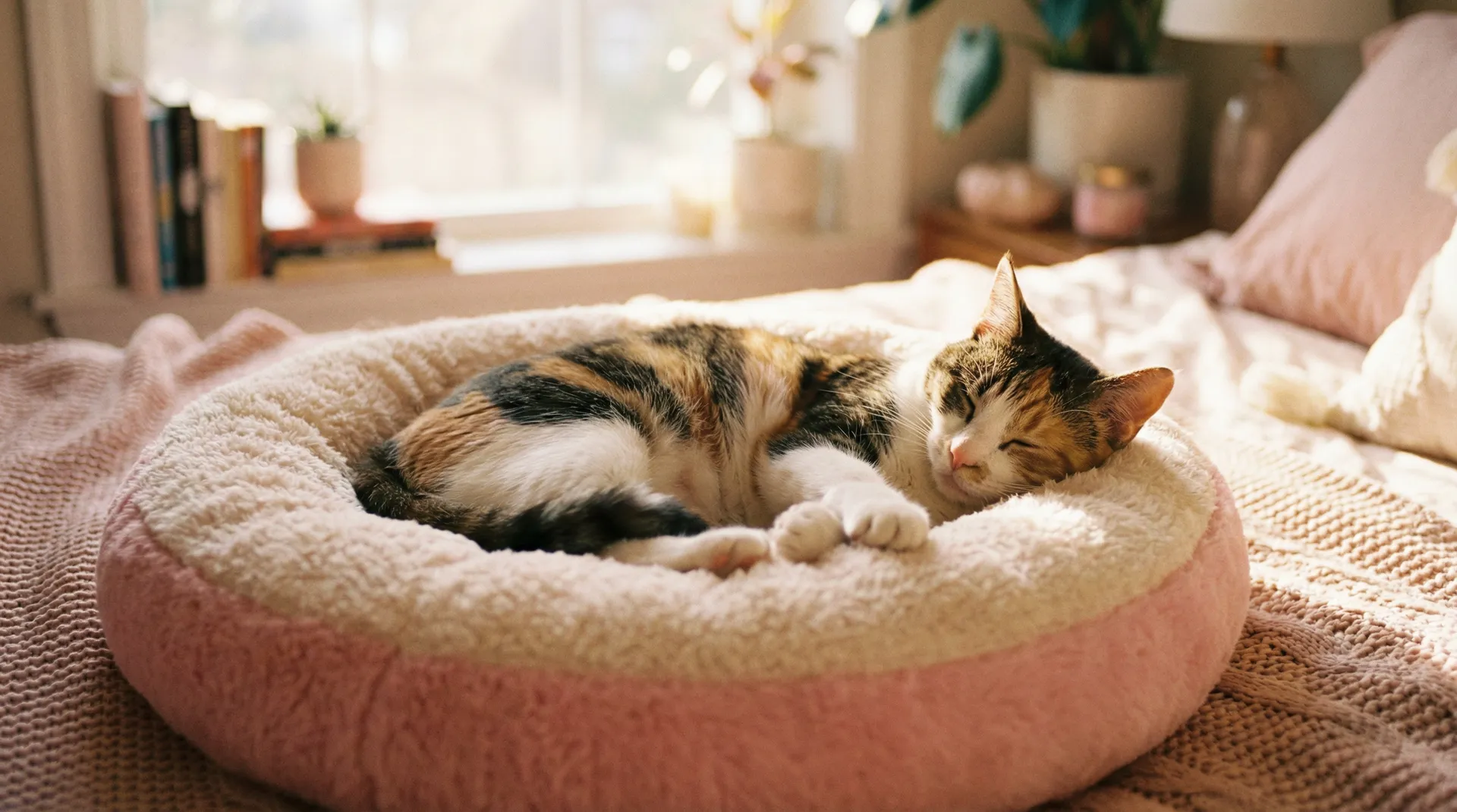 三花猫安静入睡 - 深山猎户h